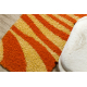 SHAGGY carpet MIX S003 Stripes orange / yellow 