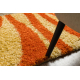 SHAGGY Teppich MIX S003 Streifen orange / gelb 