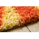 SHAGGY Teppich MIX S003 Streifen orange / gelb 