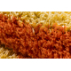 SHAGGY Teppich MIX S003 Streifen orange / gelb 