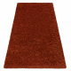 Alfombra SHAGGY Szanel llanura color terracota 