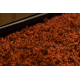 Alfombra SHAGGY Szanel llanura color terracota 
