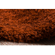 Alfombra SHAGGY Szanel llanura color terracota 