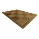 Alfombra SHAGGY NEVADA Tablero de ajedrez gold 300 oro 