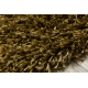 Alfombra SHAGGY NEVADA Tablero de ajedrez gold 300 oro 