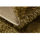 Alfombra SHAGGY NEVADA Tablero de ajedrez gold 300 oro 