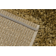Alfombra SHAGGY NEVADA Tablero de ajedrez gold 300 oro 