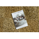 SHAGGY NEVADA Teppich Schachbrett gold 300 gold