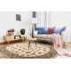 Tapis en laine POLONIA ovale MADRAS fleurs jasmin 2 vert