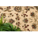 Tapis en laine POLONIA ovale MADRAS fleurs jasmin 2 vert
