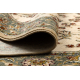Wollteppich POLONIA Oval MADRAS Blumen Jasmin 2 grün