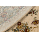 Wollteppich POLONIA Oval MADRAS Blumen Jasmin 2 grün