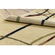 Preproga CRYSTAL Abstrakcija ivory 0014 rjava