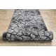 Läufer SILVER Terra rissiger Boden grau 100cm