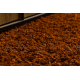 Tappeto SHAGGY ATLANTA un colore terra 225 terracotta