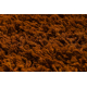 Tappeto SHAGGY ATLANTA un colore terra 225 terracotta