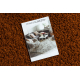 Tappeto SHAGGY ATLANTA un colore terra 225 terracotta