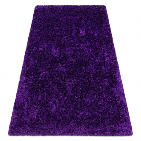 SHAGGY Teppich MONACO Glatt violett