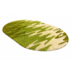 SHAGGY Oval Teppich 497DG grün