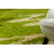SHAGGY oval carpet 497DG green