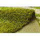 SHAGGY Oval Teppich 497DG grün
