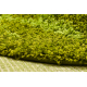 SHAGGY Oval Teppich 497DG grün