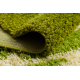 SHAGGY Oval Teppich 497DG grün