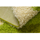 SHAGGY Oval Teppich 497DG grün