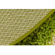 SHAGGY oval carpet 497DG green