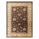 Koberec CRYSTAL vzor rámu ornament brown 02x hnědá