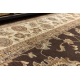 Teppich CRYSTAL Rahmen Ornament brown 02x braun