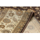 Teppich CRYSTAL Rahmen Ornament brown 02x braun