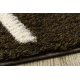 Teppich NEW YORK Linien coffee 005 braun