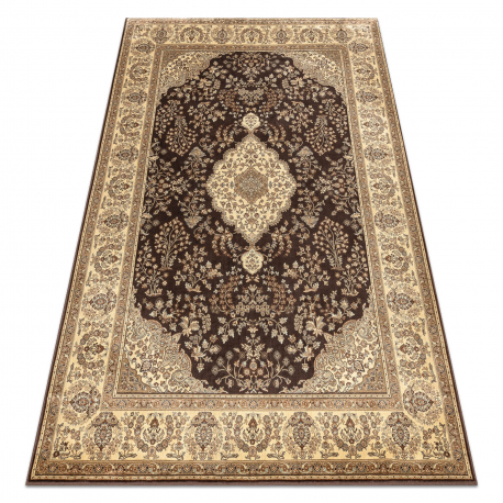 Tappeto CRYSTAL Telaio ornamento brown 05x marrone