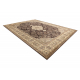 Teppich CRYSTAL Rahmen Ornament brown 05x braun
