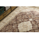 Teppich CRYSTAL Rahmen Ornament brown 05x braun