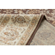 Teppich CRYSTAL Rahmen Ornament brown 05x braun