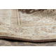 Tappeto CRYSTAL Telaio ornamento brown 05x marrone