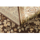 Teppich CRYSTAL Rahmen Ornament brown 05x braun
