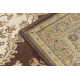 Teppich CRYSTAL Rahmen Ornament brown 05x braun