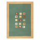 Carpet LA PAZ Geometric beige / green