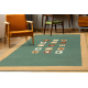 Teppich LA PAZ Geometrisch beige / grün