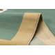 Matta LA PAZ Geometrisk beige / grön