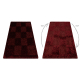 SHAGGY NEVADA Carpet Chessboard red 300