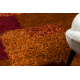 Tapis shaggy ATLANTA 317 Géométrique rouge