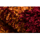 Tapis shaggy ATLANTA 317 Géométrique rouge