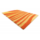 Alfombra SHAGGY S003 Rayas naranja / amarillo 