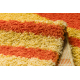 Alfombra SHAGGY S003 Rayas naranja / amarillo 