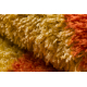 SHAGGY carpet S003 Stripes orange / yellow 