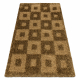 SHAGGY NEVADA Teppich Schachbrett gold 302 gold